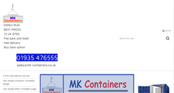 Desktop Screenshot of mk-containers-ukwide.co.uk