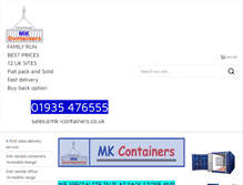 Tablet Screenshot of mk-containers-ukwide.co.uk